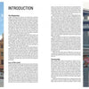 A two-page spread from Schiffer Publishing, Ltd.'s "Baltimore Graffiti" features a central introduction, a city street with a mural staircase on the left, and a river view with street art and graffiti-covered bridges on the right.