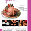 A Year of Cupcakes by Schiffer Publishing, Ltd. features turkey-shaped cupcakes on festive plates with step-by-step instructions and close-up photos to decorate with fondant feathers and details. Supplies and directions are included.