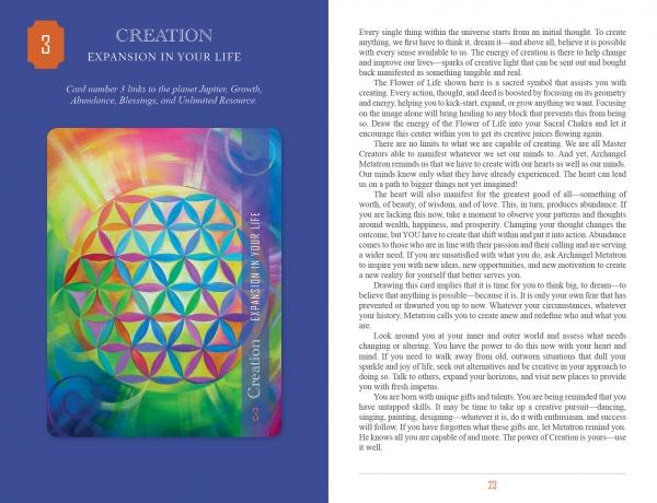 The Archangel Metatron Self-Mastery Oracle - CREATION 