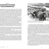 Two pages from "Monetary Men" by Schiffer Publishing, Ltd. show text and a black-and-white photo of horse-drawn wagons—German supply columns possibly tied to missing Nazi gold—traveling through the Norwegian mountains.