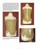 Schiffer Publishing, Ltd.'s Lingerie, inspired by historic styles from circa 1790, is shown on a mannequin. It features reed stays and back lacing, with close-ups that showcase the detailed stitching and fabric texture.