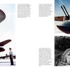 A two-page spread in Schiffer Publishing, Ltd.'s "B-26 Marauder" shows WWII bombers: left, a row of planes with a soldier at attention; right, close-ups of the nose, cockpit, and black-and-white mechanical details below.
