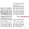 A magazine page with two columns of text about the history of Ready to Roll travel trailers; the words READY TO ROLL appear in bold, stylized font across the lower middle of the right column. Published by Schiffer Publishing, Ltd.