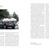A truck with colorful graphics and a canopy drives on snowy, pine-lined back roads in Northern California. On the left page of "Back Roads of Northern California" by Schiffer Publishing, Ltd., is the image; the right page has a foreword on white.