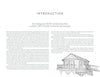 A page titled INTRODUCTION in Schiffer Publishing, Ltd.’s Tree Houses Reimagined features a quote about the enchantment of a child’s tree house, a detailed sketch of a round Blue Forest tree house with deck and stairs, and a block of text.