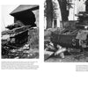 A two-page spread from Schiffer Publishing, Ltd.'s "Panzerkampfwagen IV" features three black-and-white WWII tank photos, including a damaged Panzer IV in rubble with soldiers present, plus historical context and descriptions.