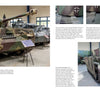 The Schiffer Publishing, Ltd. Panzerkampfwagen IV, a WWII German tank with camouflage paint, is shown in a museum alongside other military vehicles, with the right page offering close-up and rear views plus detailed descriptions.