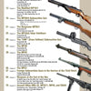 The table of contents in "German Submachine Guns, 1918–1945" by Schiffer Publishing, Ltd. lists chapters on German submachine guns like the MP38/40, with page numbers and WWII weapon images neatly arranged on the right.