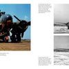 An A-20 Havoc appears on a runway in all three images; the left shows crew near the nose, while the two right images capture this Douglas Boston aircraft head-on, all presented in black and white by Schiffer Publishing, Ltd.