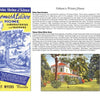 The book '50s Roadside Florida by Schiffer Publishing, Ltd. features a vintage brochure of Thomas Edison’s winter home in Fort Myers, Florida, with a photo of the white house, red roof, palm trees, and lawn.