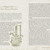 An open book, Coulter & Payne Farm Distillery's 101 Uses for Moonshine by Schiffer Publishing, Ltd., shows Chapter One: A Short History of Moonshine and a black-and-white illustration of a traditional moonshine still on the left page.