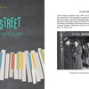 Swing Street by Schiffer Publishing, Ltd.: Graphic cover features colorful piano keys and “Swing Street: 52nd Street Jazz Clubs” title. At right, a black-and-white photo shows musicians entering Club Downbeat, celebrating 52nd Street's jazz legacy.