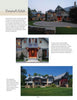 Shingle Style Architecture" by Schiffer Publishing, Ltd. showcases a luxurious modern home with stone accents, large windows, outdoor lighting, and landscaped grounds—highlighting its grand entrance and impressive energy efficiency.