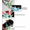 Three images show steps from Schiffer Publishing, Ltd.'s "Gourd Puppets and Dolls": tying a ribbon bow, gluing it on, and the finished black sock puppet with button eyes and felt teeth—perfect inspiration for DIY gourd creations.