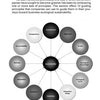 A diagram from Business Ecology (Schiffer Publishing, Ltd.) puts ecological sustainability at the center, surrounded by 12 circles labeled transparency, adaptability, scope, ecological knowledge, ecological niche, integrative design, and more.