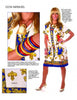 A woman showcases Schiffer Publishing, Ltd.'s Signature Prints, wearing a dress and necklace that highlight the brand's luxurious style.