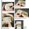 Carving a Sitting Bear in Soapstone by Schiffer Publishing, Ltd. features a step-by-step guide with photos showing hands marking lines and curves on light stone, demonstrating essential layout techniques for carving projects like a sitting bear.