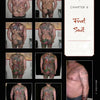 A collage displays Japanese Style Tattoo Art by Schiffer Publishing, Ltd. on a person’s back, torso, and arm at different stages, with the text “Chapter 6 First Suit” shown on the right.
