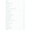 The table of contents for Ambassador Dogs by Schiffer Publishing, Ltd. lists chapters such as “What A Good Dog,” “Oprah’s Guest,” “Sheriff’s K-9 Patrol,” “Rescue Tree Park,” and “Gallery” with their page numbers.