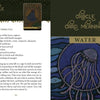A two-page spread from The Wild Elemental Oracle by Schiffer Publishing, Ltd. features the Mole card for Earth. On the right, an illustrated mole tunnels underground; the left page lists attributes rooted in Mother Nature’s wisdom.
