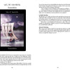 A book spread from Pagan Ways Tarot by Schiffer Publishing, Ltd. features the Six of Swords: figures ride in a boat with swords, with upright and reversed meanings, plus a transition story, all on a clean white background.