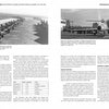A black-and-white spread from Jezreel Valley Mysteres by Schiffer Publishing, Ltd. shows Dassault Mystere IVA jets on a runway and an Israeli Air Force jet with ground crew at its tail across two pages.