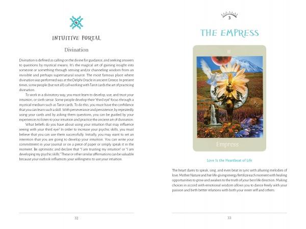 Each page of the Mystic Spirit Tarot Playbook by Schiffer Publishing, Ltd. unveils layers of insight like the Major Arcana—inviting you to explore deeper meanings and intuitive wisdom with every word, just as in a thoughtful Tarot reading.
