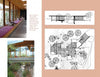 Contemporary Villas by Schiffer Publishing, Ltd. showcases glass-walled interiors, wood ceilings, built-in bench seating, and architectural drawings with elevations, floor plans, and landscaping.