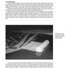 A black-and-white page from "Concrete Flatwork" by Schiffer Publishing, Ltd. discusses concrete curing materials. The image shows a polyethylene sheet covering a concrete slab, with labeled captions and visible construction materials.