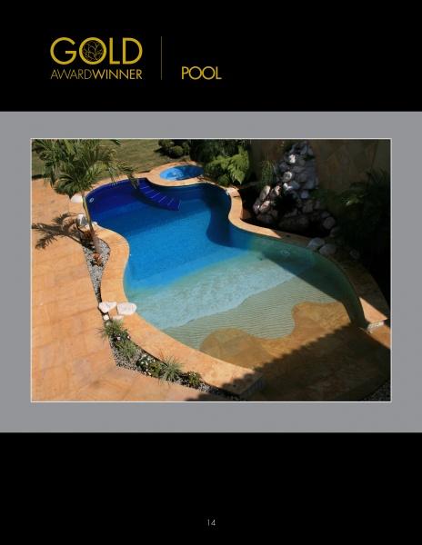 Experience luxury with Schiffer Publishing, Ltd.’s International Award-winning Pools—featuring unique shapes, beach entries, hot tubs, and stunning landscaping. Recognized as a Gold Award Winner in the pool category.