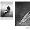 Three black-and-white aerial photos of USS Tennessee (BB-43) by Schiffer Publishing, Ltd. appear in Legends of Warfare, showing the ship's size and deck details from various angles across a two-page spread with captions.