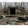 The cover of "Hudson Valley History and Mystery" from Schiffer Publishing, Ltd. features a stone chamber built into a hillside in a leafless forest, with snow and leaves on the ground—evoking haunting Hudson Valley legends.