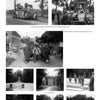 Knight's Cross Profiles Vol.1 by Schiffer Publishing, Ltd. features black-and-white photos of Wehrmacht soldiers inspecting a destroyed tank, escorting prisoners, and showing monuments and memorials in a tree-lined setting.