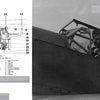 On the left, a labeled technical diagram of a Bf 109 component; on the right, a Spanish Civil War-era black-and-white photo of a Legion Condor pilot in uniform—featured in Schiffer Publishing’s "German Eagles in Spanish Skies.