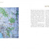 A spread from Schiffer Publishing, Ltd.’s "Back Roads of Southern California" shows a detailed Southern California map on the left page and an introduction on the right, featuring text on regional travel and photography.