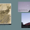 UFOs Over Colorado by Schiffer Publishing, Ltd. features a collage: Summit at North Pole, April 1921 (sepia); a blurry light, August 27, 1985; and three dots above red rock hills at dusk, 2003—chronicling Colorado's UFO history.