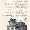 Below columns of text about newspaper dispatches on Lincoln’s assassination and early funeral journey, Lincoln’s Funeral Train by Schiffer Publishing, Ltd. features a historic 1865 black-and-white photo of Ford’s Theatre with pedestrians and a horse-drawn cart outside.