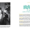 A vintage black-and-white photo of jazz bassist Vivien Garry playing upright bass, with a drummer behind her, appears in Swing Street by Schiffer Publishing, Ltd., alongside text titled "Biographies of Select 52nd Street Jazz Musicians.