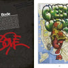 A highlight from "Uptown & Downtown" by Schiffer Publishing, Ltd.: one page features Mark Bode’s bio with his bold red signature; opposite is a graffiti-style “CHEECH WIZARD” over a subway map—a true street art showcase.