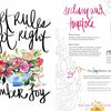 The Art for Joy’s Sake Journal by Schiffer Publishing features Kristy Rice’s floral watercolor artwork and handwritten phrases like "forget rules." Inside, find info on sedum and tomato, a small floral painting, and watercolor inspiration.