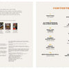Two pages from "Grill Skills: Professional Tips for the Perfect Barbeque" by Schiffer Publishing, Ltd. are shown. The left lists authors, credits, and other book images; the right features a bold table of contents with grilling tips and recipes.