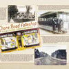 Greetings from Brooklyn by Schiffer Publishing, Ltd. features a collage of historic Brooklyn: an old house, early streetcar with two men, vintage camera shop window, streetcar tracks, and a street lined with 19th-century buildings.