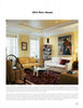 A well-lit 1914 row house living room with elegant decor offers inspiration for historic home renovation, as featured in "Today's Historic Interiors" by Schiffer Publishing, Ltd.