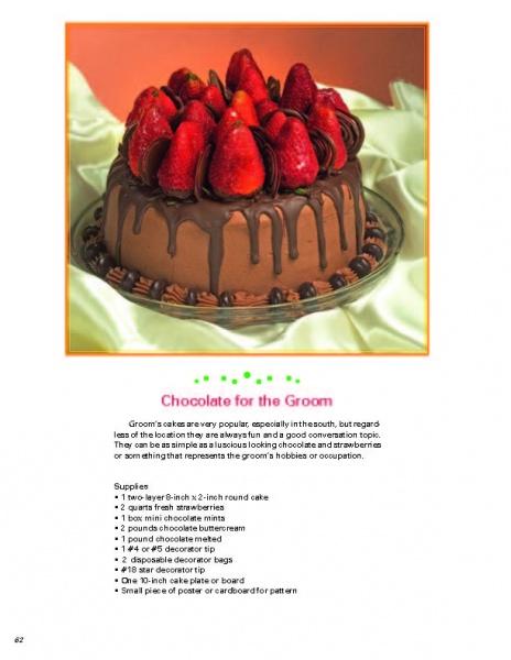 Cakes For All Occasions by Schiffer Publishing, Ltd. features a chocolate cake topped with strawberries and chocolate drizzle, beautifully presented with decorating tips and recipe included—a treat for decorated cake enthusiasts.