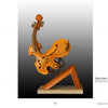 Wood Art Today 2 by Schiffer Publishing, Ltd. features innovative woodworking, such as wooden cello sculptures with abstract curves and expressive carved details, blending wood and steel to showcase refined creative techniques.