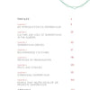 Table of contents for "Sempervivum" by Schiffer Publishing, Ltd., listing chapters on species, cultivars, propagation, pests, hybridizing, appendix. Features a minimalist layout with a geometric corner accent.