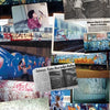 Blade by Schiffer Publishing, Ltd. showcases vintage New York graffiti on subway trains, artists at work, close-ups of spray tags, biography snippets, sketches, and mural pieces, celebrating the vibrant culture shaped by legends like BLADE.