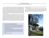 A magazine spread from Schiffer Publishing, Ltd. features Contemporary Villas, highlighting a modern house amid trees. An inset photo of a tree branch against the sky complements the architectural details and project insights.
