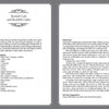 A recipe page for Broiled Crab and Rockfish Cakes, inspired by Fly Fishing the Tidewaters of Maryland's Chesapeake Bay from Schiffer Publishing, Ltd., features ingredients on the left, directions on the right, and a decorative white border.