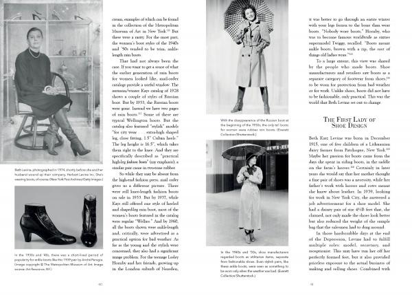 the first lady of shoe design